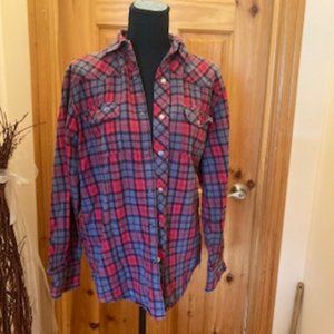 Dakota plaid 100% cotton shirt